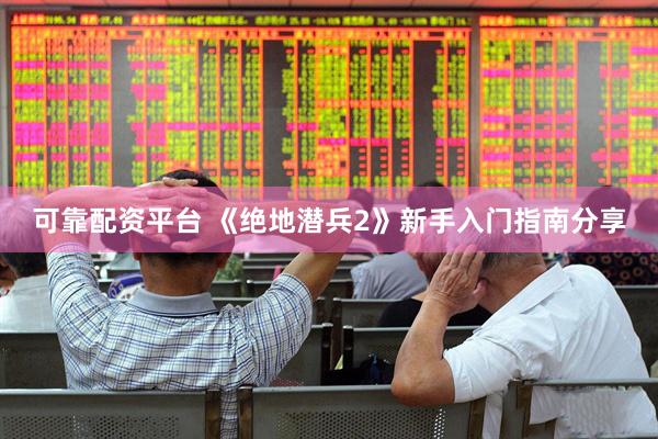 可靠配资平台 《绝地潜兵2》新手入门指南分享